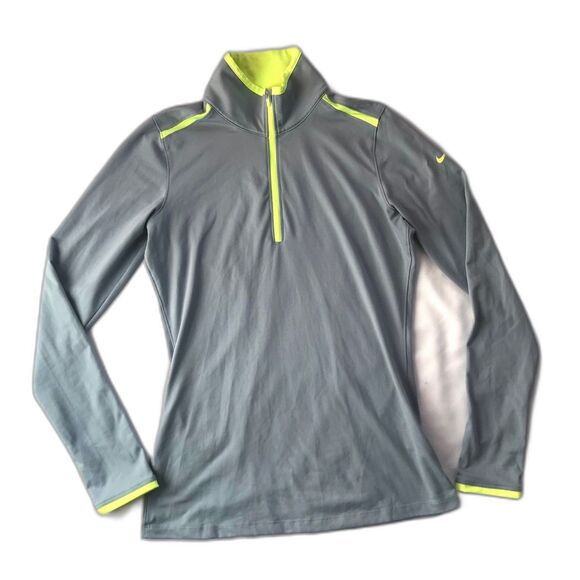 Nike GOLF Dri-Fit 1/4 zip Pullover Jacket Women’s S Dri Fit- lucky azalea Gray - Picture 1 of 10